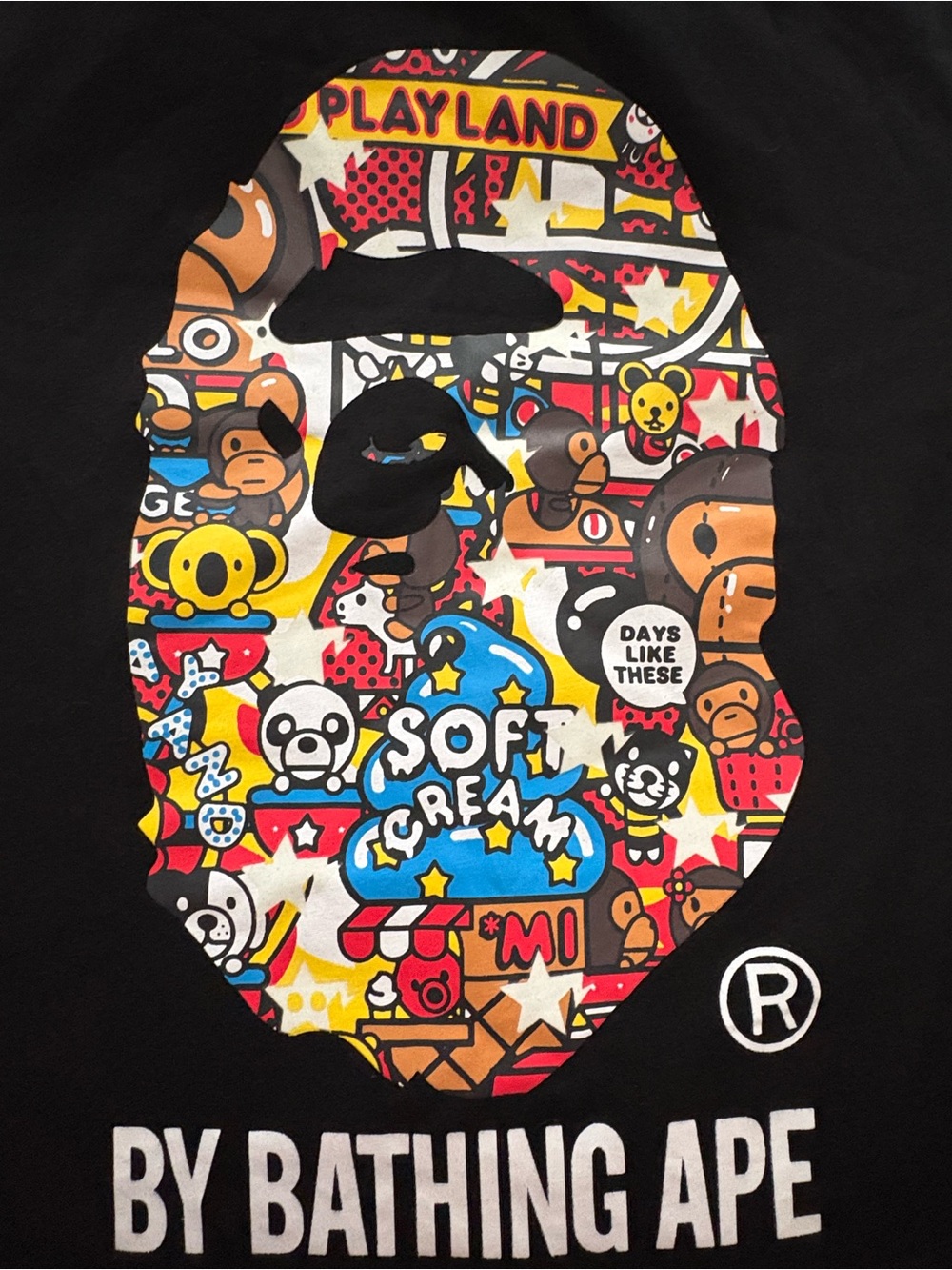 A BATHING APE Playland Tee